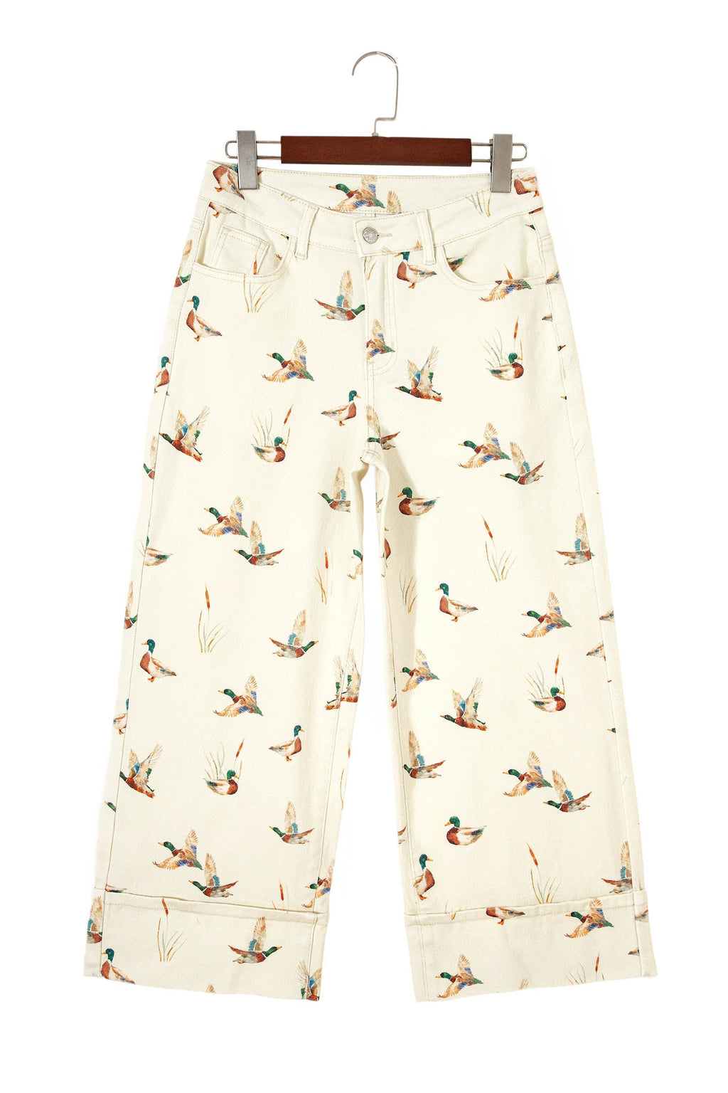 Western Mallard Cuffed Hem Shift Jeans