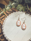 Beautiful Cameo Silhouette Earrings