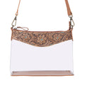 Myra Rodeo Frontier Clear Bag in Bridle Biscuit